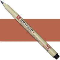 Pigma XSDK1-117 Sepia Graphic Drawing Pen; Designed to meet the specific needs of the graphic artist and hobbyist; Excellent archival Pigma ink performance; Waterproof, chemical proof, and fade resistant, will not smear or feather when dry; For graphic art, tole painting, cartooning, sketching, illustrations; AP non-toxic; Dimensions 6.5" x 0.5" x 0.5"; Weight 0.1 lbs; UPC 053482500445 (PIGMAXSDK1117 PIGMA XSDK1-117 SEPIA GRAPHIC DRAWING PEN ALVIN) 