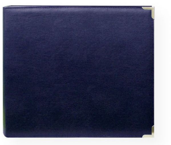 Pioneer TM12NOX 12 x 12 3-Ring Scrapbook Binder Navy Oxford; Extra wide notebook style albums use RMW-5 or RMB-5 sheet protectors, or any standard 12 x 12 sheet protectors; PAT Certified; Shipping Weight 2.00 lb; Shipping Dimensions 14.38 x 2.75 x 12.5 in; UPC 023602612587 (PIONEERTM12NOX PIONEER-TM12NOX BINDER SCRAPBOOK)