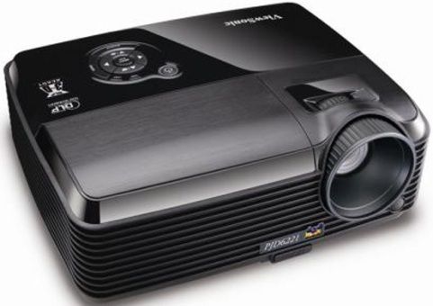 ViewSonic PJD6221 DLP Projector, 2700 ANSI lumens Image Brightness, 2800:1 Image Contrast Ratio, 2.5 ft - 25 ft Image Size, 4 ft - 33 ft Projection Distance, 1024 x 768 XGA native and 1280 x 1024 resized Resolution, 4:3 Native Aspect Ratio, 180 Watt Lamp Type, Manual Focus and Zoom Type, 1.2x Zoom Factor, PAL, NTSC 4.43, NTSC 3.58 Analog Video Format, RGB, S-Video, composite video Analog Video Signal, RGB Analog Video Signal (PJD-6221 PJD 6221)