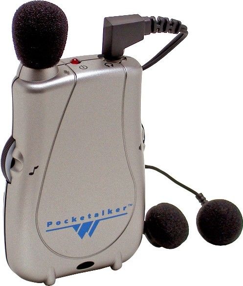 Williams Sound PKT D1 EH Pocketalker Ultra System amplifies sounds closest to the listener while reducing background noise, Ideal for one-on-one conversation, small-group and television listening, or conversing in the car, Use with or without hearing aids., Simply plug in your earpiece, position the microphone near the preferred sound, adjust volume to your comfort  and start listening, UPC 707976050113 (PKT-D1-EH PKT D1 EH PKTD1EH)