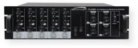 Speco Technologies PL200M Multi Zone Commercial Amplifier; Black; Simultaneous playback of up to 5 sources into up to 4 zones; 4 sets of 4/8 Ohms or 70/25V outputs; Telephone paging interface, and limited music on hold functionality via a monitor output; Mic1 selectable priority paging with internal toggle; UPC 030519995443 (PL200M PL200-M PL200MAMPLIFIER PL200MAMPLIFIER  PL200MSPECOTECHNOLOGIES PL200M-SPECOTECHNOLOGIES)    