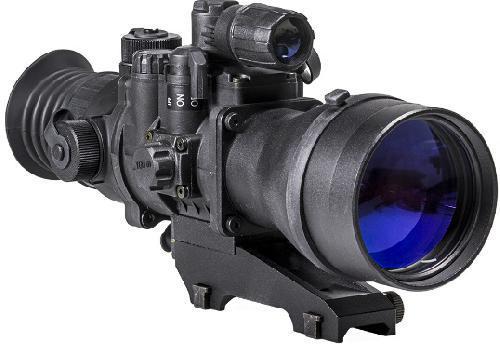 Pulsar PL76078T Phantom 4x60 MD Gen 3 Select Night Vision Riflescope; Gen 3 Image Intensifier Tube; Ultra Durable Housing (Composite and Duraluminum D16); Large 60mm Objective Lens; High Magnification; Internal Focusing Knob for Easy Operation; Uses one AA Battery or One CR123A Battery; Environmentally Protected from Dust and Rain, IP66; Modular IR Illuminator; Generation: 3; Image Tube Type: MX-10160; Useful photocathode diameter, mm: 18; UPC 810119019318 (PL76078T PL7607-8T PL76078T)