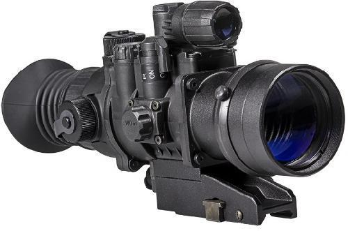 Pulsar PL76081T Pulsar Phantom Gen 3 Select 3x50 Night Vision Riflescope w/ QD mount; L3 MX-10160 Unfilmed Image Intensifer Tube, 64-72lp, auto-gated; Unfilmed IIT increases photosensitivity (brightness) and resolution; Ultra Durable Housing (composite and duraluminum D16); Quick Detach Mount Provides Return to Zero; High Magnification; Internal Focusing Knob for Easy Operation; Uses one AA Battery or one CR123A Battery; UPC 810119019349 (PL76081T PL76081T PL76081T)