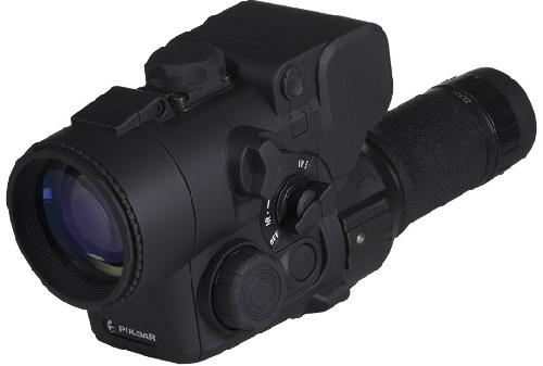 Pulsar PL78115 Digital Night Vision Forward DN55; Converts a daytime riflescope into a night vision riflescope (adapters sold seperately); Electronic windage/elevation adjustment; Fine image quality and resolution; Converts into 10x monocular; Resistant to bright light exposure; Modular laser IR illuminator with three-step power adjustment; Built-in and external power supply; Lightweight and durable composite housing; Wireless remote control; UPC 744105207130 (PL78115 PL78115 PL78115)