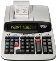 Victor PL8000 Thermal Printing Calculator, Prints 8.0 Lines per second, 12 Digit, 2 Color Backlit Dotx Matrix Display, Displays text and numbers, Negative numbers appear in red, Allows you to work in 2 currencies with the push of a button, Program Key, Store and Print up to 6 custom messages on your calculator tape printout (PL-8000 PL 8000 VTCPL8000 VTC PL8000 VTC-PL8000) 