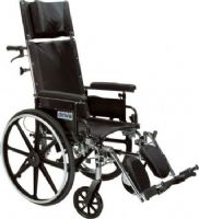 Drive Medical PLA416RBDDA Viper Plus GT Full Reclining Wheelchair, Detachable Desk Arms, 16" Seat, 4 Number of Wheels, 16" Seat Depth, 16" Seat Width, 33" Back of Chair Height, 12.5" Closed Width, 42" Overall Length with Riggings, 300 lbs Product Weight Capacity, 19.5" Seat to Floor Height, 15.5"-18.5" Seat to Foot Deck, Adjustable angle back easily adjusts from 5-degrees to 20-degrees, UPC 822383270128 (PLA416RBDDA PLA416 RBD DA PLA416-RBD-DA) 