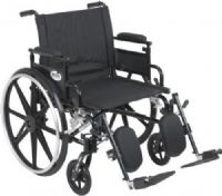 Drive Medical PLA422FBDAAR-ELR Viper Plus GT Wheelchair with Flip Back Removable Adjustable Desk Arms, Elevating Leg Rests, 22" Seat, 4 Number of Wheels, 10" Armrest Length, 8" Casters, 12.5" Closed Width, 24" x 1" Rear Wheels, 18" Seat Depth, 22" Seat Width, 8" Seat to Armrest Height, 19" Back of Chair Height, 27.5" Armrest to Floor Height, 17.5"-19.5" Seat to Floor Height, 15.5"-18.5" Seat to Foot Deck, UPC 822383230535 (PLA422FBDAAR-ELR PLA422FBDAAR ELR PLA422FBDAARELR) 