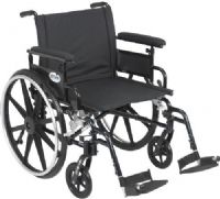 Drive Medical PLA422FBFAAR-SF Viper Plus GT Wheelchair with Flip Back Removable Adjustable Full Arms, Swing away Footrests, 22" Seat, 4 Number of Wheels, 8" Casters, 18" Seat Depth, 22" Seat Width, 14" Armrest Length, 12.5" Closed Width, 24" x 1" Rear Wheels, 19" Back of Chair Height, 8" Seat to Armrest Height, 27.5" Armrest to Floor Height, 15.5"-18.5" Seat to Foot Deck, 17.5"-19.5" Seat to Floor Height, UPC 822383230405 (PLA422FBFAAR-SF PLA422FBFAAR SF PLA422FBFAARSF) 