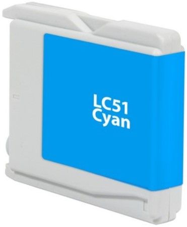Premium Imaging Products PLC-51C Cyan Ink Cartridge Compatible Brother LC51C For use with Brother DCP-130C, DCP-330C, DCP-350C, IntelliFax-1360, IntelliFax-1860C, IntelliFax-1960C, IntelliFax-2480C, IntelliFax-2580C, MFC-230C, MFC-240C, MFC-3360C, MFC-440CN, MFC-465CN, MFC-5460CN, MFC-5860CN, MFC-665CW, MFC-685CW, MFC-845CW and MFC-885CW (PLC51C PLC 51C)