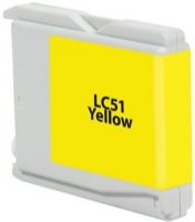 Premium Imaging Products PLC-51Y Yellow Ink Cartridge Compatible Brother LC51M For use with Brother DCP-130C, DCP-330C, DCP-350C, IntelliFax-1360, IntelliFax-1860C, IntelliFax-1960C, IntelliFax-2480C, IntelliFax-2580C, MFC-230C, MFC-240C, MFC-3360C, MFC-440CN, MFC-465CN, MFC-5460CN, MFC-5860CN, MFC-665CW, MFC-685CW, MFC-845CW and MFC-885CW (PLC51Y PLC 51Y) 