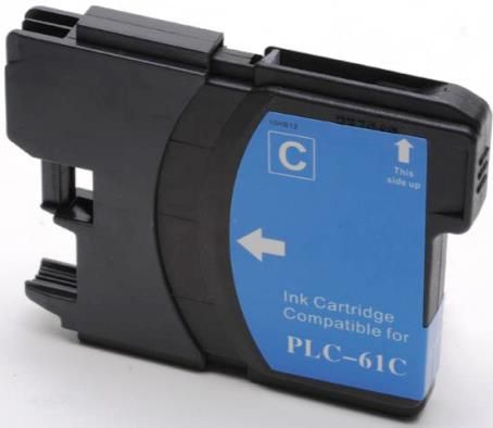 Premium Imaging Products PLC-61C Cyan Ink Cartridge Compatible Brother LC61C For use with Brother DCP-165C DCP-385C DCP-395CN DCP-585CW DCP-J125 DCP-J140W MFC-250C MFC-255CW MFC-290C MFC-295CN MFC-490CW MFC-495CW MFC-5490CN MFC-5890CN MFC-5895cw MFC-6490CW MFC-6890CDW MFC-790CW MFC-795CW MFC-990CW MFC-J220 MFC-J265w MFC-J270w MFC-J410w MFC-J415w MFC-J615W and MFC-J630W (PLC61C PLC 61C)