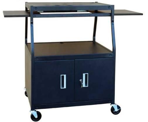 Hamiltonbuhl Plcab44e Flat Panel Av Cart With Locking Cabinet