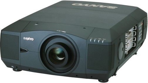 Sanyo PLC-XF42 XGA Digital Multimedia LCD Projector, 9000 ANSI Lumens, 1100:1 Contrast Ratio, True XGA 1024x768 Resolution, Aspect Ratio 4:3, Digital Keystone Correction Vert. +40/-40, Lenses Sold Seperately, Scanning Frequency H 15-120kHz, V 50-120Hz (auto sense/select), 80.5 lbs (PLCXF42 PLC XF42 PL-CXF42 PLCXF-42)