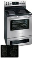 Frigidaire PLEFMZ99EC Professional Series 30" Freestanding Electric Range, 5.4 Cu. Ft. Maxx Capacity Self-Cleaning Oven with Auto-Latch Safety Lock, UltraSoft Backguard Design (PLEFMZ99E PLEFMZ99 PLE-FMZ99EC PLEF-MZ99EC) 