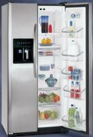 Frigidaire  PLHS39EESS; 22.6 Cu. Ft. Side-by-Side Refrigerator with 2 Humidity Controls, 7-Button Dispenser & Glass Shelves, Stainless Look Cabinet ( PLHS39EESS, PLHS39EES, PLHS39EE) 