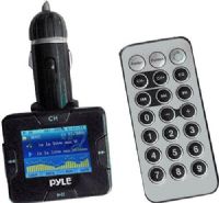 Pyle PLMP3C1 Plug In Car MP3/USB/SD/Ipod Wireless FM Transmitter/Modulator, Built in Wireless FM Transmitter 206 Channel Freq Capable (87.5~108Mhz), 1.4"Large screen display white words on black background, Supports USB disk & SD/MMC card, Suppots MP3 format files, Supports 12-24V voltage, Supports folder switch & 4 loop modes (PL-MP3C1 PLM-P3C1 PLMP-3C1 PLMP 3C1) 