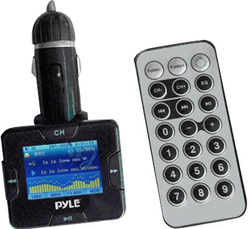 Pyle PLMP3C1 Plug In Car MP3/USB/SD/Ipod Wireless FM Transmitter/Modulator, Built in Wireless FM Transmitter 206 Channel Freq Capable (87.5~108Mhz), 1.4