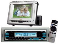 Pyle PLTV-R5 5" In-Dash 5" Color LCD Monitor and AM/FM/TV Tuner (PLTV R5 PLTVR5) 