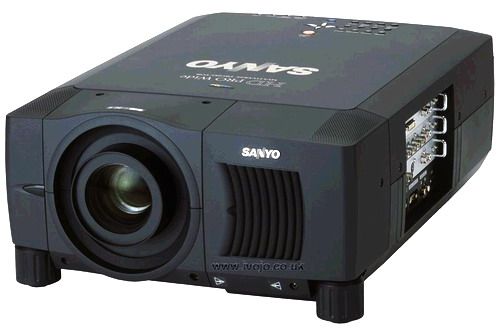 Sanyo PLV-WF10 LCD Multimedia Projector,  4000 ANSI Lumens, Native Resolution True WXGA 1366 x 768, 900:1 Contrast Ratio, Colors: 16.7 million colors (PLVWF10 PLV WF10)