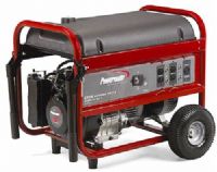 Coleman Powermate PM0106001 Powermate 6000 Generator, Premium Plus Series, 7500 Maximum Watts, 6000 Running Watts, Control Panel, Low Oil Shutdown, Powermate 12hp OHV Engine, Extended Run Fuel Tank, Wheel Kit, 31.25” x 20.25” x 24.25”, 183 lbs, UPC 0-10163-10601-3, 49 State Compliant but Not approved for sale in California (PM-0106001 PM0106-001) 