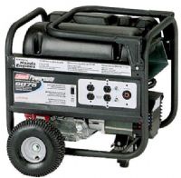 Coleman Powermate PM0495503 Premius Plus 6875 Generator, Premium Plus Series, 6875 Maximum Watts, 5500 Running Watts, Control Panel, Low Oil Shutdown, Honda GX 11hp OHV Engine, Extended Run Fuel Tank, Wheel Kit, 30.69” x 21.25” x 23”, 176 lbs, UPC 0-10163-49435-6, 49 State Compliant but Not approved for sale in California (PM-0495503 PM0-495503 PM0495-503) 