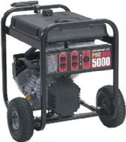 Coleman Powermate PM0535000 ProGen 5000 Portable Generator, Premium Plus Series, 6250 Maximum Watts, 5000 Running Watts, Control Panel, Low Oil Shutdown, Briggs & Stratton Vanguard 9hp OHV Engine, Extended Run Fuel Tank, Wheel Kit, 27” x 21” x 27.13”, 157 lbs, UPC 0-10163-53500-4, 49 State Compliant but Not approved for sale in California (PM-0535000 PM 0535000 PROGEN5000) 