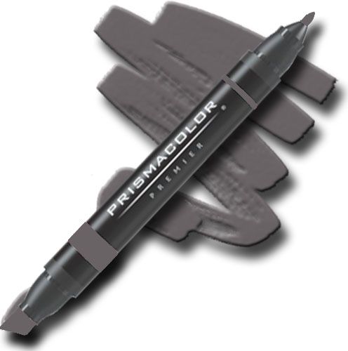 Prismacolor PM106 Premier Art Marker Warm Gray 80 Percent; Unique four-in-one design creates four line widths from one double-ended marker; The marker creates a variety of line widths by increasing or decreasing pressure and twisting the barrel; Juicy laydown imitates paint brush strokes with the extra broad nib; Gentle and refined strokes can be achieved with the fine and thin nibs; UPC 070735035189 (PRISMACOLORPM106 PRISMACOLOR PM106 PM 106 PRISMACOLOR-PM106 PM-106)