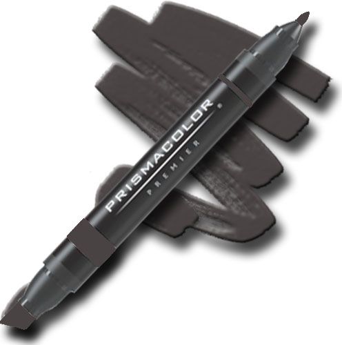 Prismacolor PM107 Premier Art Marker Warm Gray 90 Percent; Unique four-in-one design creates four line widths from one double-ended marker; The marker creates a variety of line widths by increasing or decreasing pressure and twisting the barrel; Juicy laydown imitates paint brush strokes with the extra broad nib; Gentle and refined strokes can be achieved with the fine and thin nibs; UPC 070735035196 (PRISMACOLORPM107 PRISMACOLOR PM107 PM 107 PRISMACOLOR-PM107 PM-107)