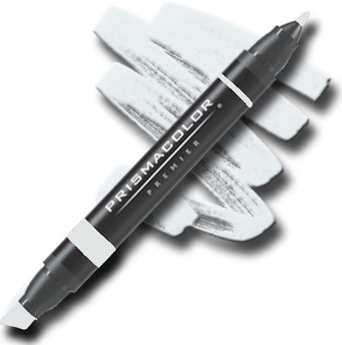 Prismacolor PM109 Premier Art Marker Cool Gray 20 Percent; Unique four-in-one design creates four line widths from one double-ended marker; The marker creates a variety of line widths by increasing or decreasing pressure and twisting the barrel; Juicy laydown imitates paint brush strokes with the extra broad nib; Gentle and refined strokes can be achieved with the fine and thin nibs; UPC 070735035219 (PRISMACOLORPM109 PRISMACOLOR PM109 PM 109 PRISMACOLOR-PM109 PM-109)