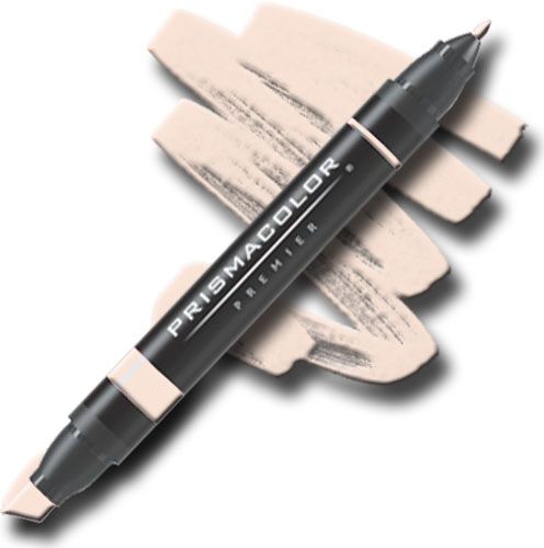 Prismacolor PM11 Premier Art Marker Deco Peach; Unique four-in-one design creates four line widths from one double-ended marker; The marker creates a variety of line widths by increasing or decreasing pressure and twisting the barrel; Juicy laydown imitates paint brush strokes with the extra broad nib; Gentle and refined strokes can be achieved with the fine and thin nibs; UPC 070735034595 (PRISMACOLORPM11 PRISMACOLOR PM11 PM 11 PRISMACOLOR-PM11 PM-11)