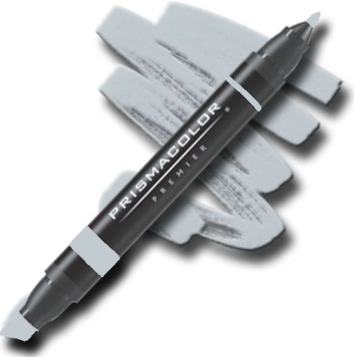 Prismacolor PM111 Premier Art Marker Cool Gray 40 Percent; Unique four-in-one design creates four line widths from one double-ended marker; The marker creates a variety of line widths by increasing or decreasing pressure and twisting the barrel; Juicy laydown imitates paint brush strokes with the extra broad nib; Gentle and refined strokes can be achieved with the fine and thin nibs; UPC 070735035233 (PRISMACOLORPM111 PRISMACOLOR PM111 PM 111 PRISMACOLOR-PM111 PM-111)