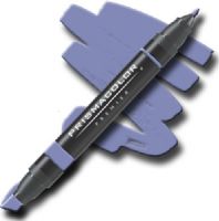 Prismacolor PM128 Premier Art Marker Parma Violet; Unique four-in-one design creates four line widths from one double-ended marker; The marker creates a variety of line widths by increasing or decreasing pressure and twisting the barrel; Juicy laydown imitates paint brush strokes with the extra broad nib; Gentle and refined strokes can be achieved with the fine and thin nibs; UPC 070735035400 (PRISMACOLORPM128 PRISMACOLOR PM128 PM 128 PRISMACOLOR-PM128 PM-128) 