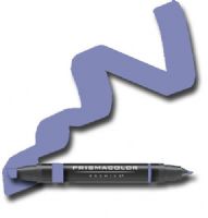 Prismacolor PM128/BX Premier Art Marker Parma Violet, Offers a kaleidoscope of vibrant color choices, Unique four-in-one design creates four line widths from one double-ended marker, The marker creates a variety of line widths by increasing or decreasing pressure and twisting the barrel, Juicy laydown imitates paint brush strokes with the extra broad nib, UPC 300707350355 (PRISMACOLORPM128BX PRISMACOLOR PM128BX PM 128BX 128 BX PRISMACOLOR-PM128BX PM-128BX PM128-BX) 