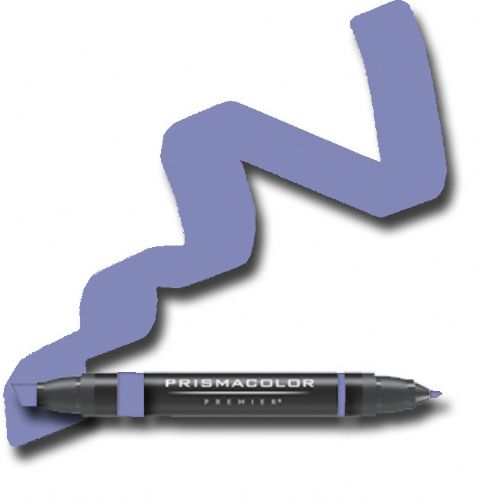 Prismacolor PM128/BX Premier Art Marker Parma Violet, Offers a kaleidoscope of vibrant color choices, Unique four-in-one design creates four line widths from one double-ended marker, The marker creates a variety of line widths by increasing or decreasing pressure and twisting the barrel, Juicy laydown imitates paint brush strokes with the extra broad nib, UPC 300707350355 (PRISMACOLORPM128BX PRISMACOLOR PM128BX PM 128BX 128 BX PRISMACOLOR-PM128BX PM-128BX PM128-BX)