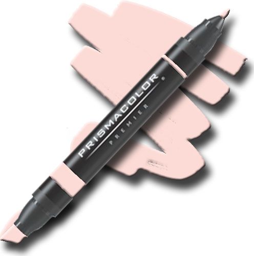 Prismacolor PM136 Premier Art Marker Dusty Rose; Unique four-in-one design creates four line widths from one double-ended marker; The marker creates a variety of line widths by increasing or decreasing pressure and twisting the barrel; Juicy laydown imitates paint brush strokes with the extra broad nib; Gentle and refined strokes can be achieved with the fine and thin nibs; UPC 070735005656 (PRISMACOLORPM136 PRISMACOLOR PM136 PM 136 PRISMACOLOR-PM136 PM-136)