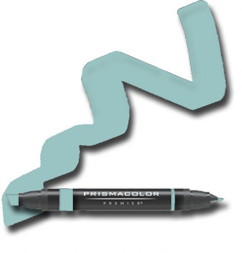Prismacolor PM141/BX Premier Art Marker Jade Green, Offers a kaleidoscope of vibrant color choices, Unique four-in-one design creates four line widths from one double-ended marker, The marker creates a variety of line widths by increasing or decreasing pressure and twisting the barrel, Juicy laydown imitates paint brush strokes with the extra broad nib, UPC 300707350355 (PRISMACOLORPM141BX PRISMACOLOR PM141BX PM 141BX 141 BX PRISMACOLOR-PM141BX PM-141BX PM141-BX)