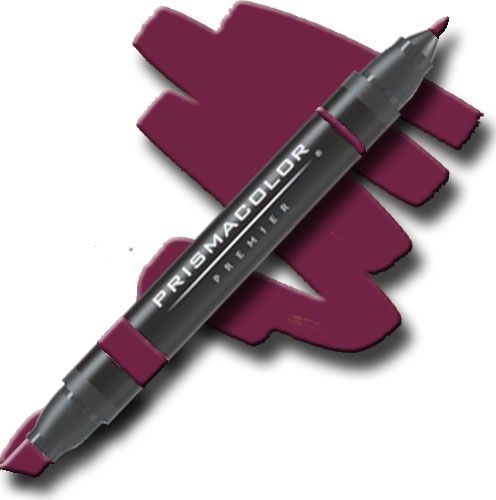 Prismacolor PM150 Premier Art Marker Mahogany Red; Unique four-in-one design creates four line widths from one double-ended marker; The marker creates a variety of line widths by increasing or decreasing pressure and twisting the barrel; Juicy laydown imitates paint brush strokes with the extra broad nib; Gentle and refined strokes can be achieved with the fine and thin nibs; UPC 070735035622 (PRISMACOLORPM150 PRISMACOLOR PM150 PM 150 PRISMACOLOR-PM150 PM-150)