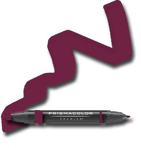 Prismacolor PM150/BX Premier Art Marker Mahogany Red, Offers a kaleidoscope of vibrant color choices, Unique four-in-one design creates four line widths from one double-ended marker, The marker creates a variety of line widths by increasing or decreasing pressure and twisting the barrel, Juicy laydown imitates paint brush strokes with the extra broad nib, UPC 300707350355 (PRISMACOLORPM150BX PRISMACOLOR PM150BX PM 150BX 150 BX PRISMACOLOR-PM150BX PM-150BX PM150-BX)