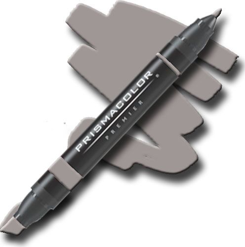 Prismacolor PM160 Premier Art Marker French Gray 60 Percent; Unique four-in-one design creates four line widths from one double-ended marker; The marker creates a variety of line widths by increasing or decreasing pressure and twisting the barrel; Juicy laydown imitates paint brush strokes with the extra broad nib; Gentle and refined strokes can be achieved with the fine and thin nibs; UPC 070735035721 (PRISMACOLORPM160 PRISMACOLOR PM160 PM 160 PRISMACOLOR-PM160 PM-160)