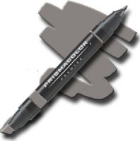 Prismacolor PM161 Premier Art Marker French Gray 70 Percent; Unique four-in-one design creates four line widths from one double-ended marker; The marker creates a variety of line widths by increasing or decreasing pressure and twisting the barrel; Juicy laydown imitates paint brush strokes with the extra broad nib; Gentle and refined strokes can be achieved with the fine and thin nibs; UPC 070735035738 (PRISMACOLORPM161 PRISMACOLOR PM161 PM 161 PRISMACOLOR-PM161 PM-161) 