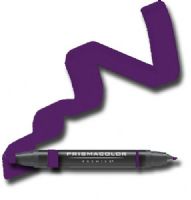 Prismacolor PM168/BX Premier Art Marker French Dark Purple, Offers a kaleidoscope of vibrant color choices, Unique four-in-one design creates four line widths from one double-ended marker, The marker creates a variety of line widths by increasing or decreasing pressure and twisting the barrel, Juicy laydown imitates paint brush strokes with the extra broad nib, UPC 300707350355 (PRISMACOLORPM168BX PRISMACOLOR PM168BX PM 168BX 168 BX PRISMACOLOR-PM168BX PM-168BX PM168-BX) 