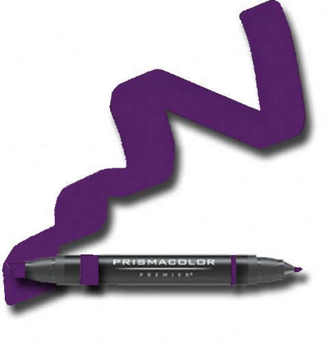Prismacolor PM168/BX Premier Art Marker French Dark Purple, Offers a kaleidoscope of vibrant color choices, Unique four-in-one design creates four line widths from one double-ended marker, The marker creates a variety of line widths by increasing or decreasing pressure and twisting the barrel, Juicy laydown imitates paint brush strokes with the extra broad nib, UPC 300707350355 (PRISMACOLORPM168BX PRISMACOLOR PM168BX PM 168BX 168 BX PRISMACOLOR-PM168BX PM-168BX PM168-BX)