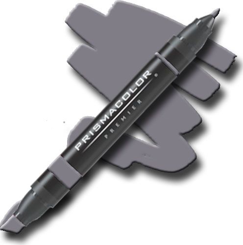Prismacolor PM220 Premier Chisel Marker Neutral Grey 50 Percent; Unique four-in-one design creates four line widths from one double-ended marker; The marker creates a variety of line widths by increasing or decreasing pressure and twisting the barrel; Juicy laydown imitates paint brush strokes with the extra broad nib; Gentle and refined strokes can be achieved with the fine and thin nibs; UPC 070735005281 (PRISMACOLORPM220 PRISMACOLOR PM220 PM 220 PRISMACOLOR-PM220 PM-220)