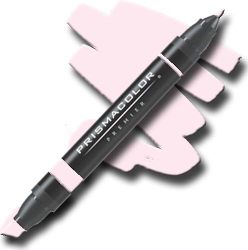 Prismacolor PM233 Premier Chisel Marker Deco Pink Light; Unique four-in-one design creates four line widths from one double-ended marker; The marker creates a variety of line widths by increasing or decreasing pressure and twisting the barrel; Juicy laydown imitates paint brush strokes with the extra broad nib; Gentle and refined strokes can be achieved with the fine and thin nibs; UPC 070735005632 (PRISMACOLORPM233 PRISMACOLOR PM233 PM 233 PRISMACOLOR-PM233 PM-233)