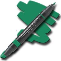Prismacolor PM31 Premier Art Marker Dark Green; Unique four-in-one design creates four line widths from one double-ended marker; The marker creates a variety of line widths by increasing or decreasing pressure and twisting the barrel; Juicy laydown imitates paint brush strokes with the extra broad nib; Gentle and refined strokes can be achieved with the fine and thin nibs; UPC 070735034748 (PRISMACOLORPM31 PRISMACOLOR PM31 PM 31 PRISMACOLOR-PM31 PM-31) 