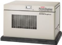 Coleman Powermate PM400911 PowerStation 10000 System Generator, Gaseous Fueled Stationary Standby 10kW, Honda 20hp Engine, 120/240v 1phase, 45 Amps Circuit Breaker, UL & UL-C Listed, 41.5” x 31.5” x 29.5”, 510 lbs, UPC 0-17565-22648-6 (PM-400911 PM 400911) 