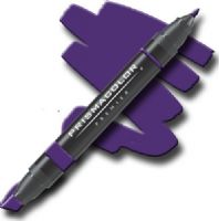 Prismacolor PM50 Premier Art Marker Violet; Unique four-in-one design creates four line widths from one double-ended marker; The marker creates a variety of line widths by increasing or decreasing pressure and twisting the barrel; Juicy laydown imitates paint brush strokes with the extra broad nib; Gentle and refined strokes can be achieved with the fine and thin nibs; UPC 070735034861 (PRISMACOLORPM50 PRISMACOLOR PM50 PM 50 PRISMACOLOR-PM50 PM-50) 