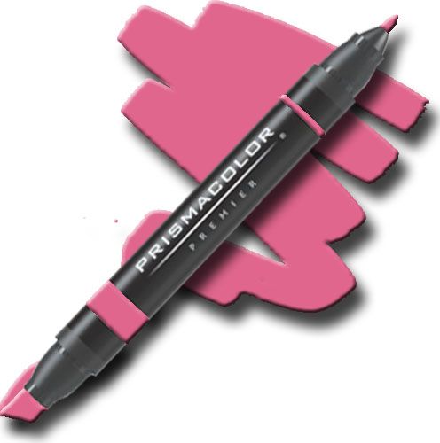 Prismacolor PM7 Premier Art Marker Magenta; Unique four-in-one design creates four line widths from one double-ended marker; The marker creates a variety of line widths by increasing or decreasing pressure and twisting the barrel; Juicy laydown imitates paint brush strokes with the extra broad nib; Gentle and refined strokes can be achieved with the fine and thin nibs; UPC 070735010995 (PRISMACOLORPM7 PRISMACOLOR PM7 PM 7 PRISMACOLOR-PM7 PM-7)
