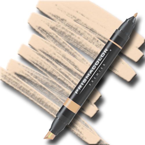 Prismacolor PM78/BX Premier Art Marker Brick Beige, Offers a kaleidoscope of vibrant color choices, Unique four-in-one design creates four line widths from one double-ended marker, The marker creates a variety of line widths by increasing or decreasing pressure and twisting the barrel, Juicy laydown imitates paint brush strokes with the extra broad nib, UPC 300707350355 (PRISMACOLORPM78BX PRISMACOLOR PM78BX PM 78BX 78 BX PRISMACOLOR-PM78BX PM-78BX PM78-BX ALVIN)