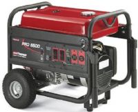 Coleman Powermate PMC606500 Generator Model PRO 6500, PRO Series, 8125 Maximum Watts, 6500 Running Watts, Control Panel, Low Oil Shutdown, Extended Run Fuel Tank, Wheel Kit, Idle Control, Honda GX 13hp Engine, 32.88” x 20.88” x 23.25” Shipping Dimensions, 190 lbs Shipping Weight, UPC 0-10163-65060-8, 50 State Compliant, Approved for sale in California and Los Angeles City, Meets 2006 CARB Exchaust and Evaporative Emissions Standards (PMC606500 PMC606500) 